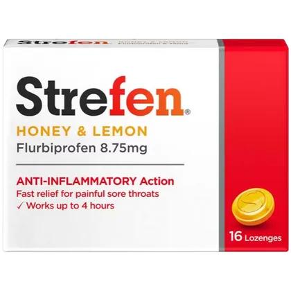Strefen Lozenges Honey & Lemon Pack of 16
