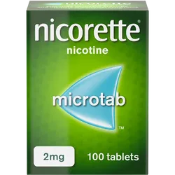 Nicorette® Microtab 2mg Nicotine 100 Sublingual Tablets (Stop Smoking Aid)