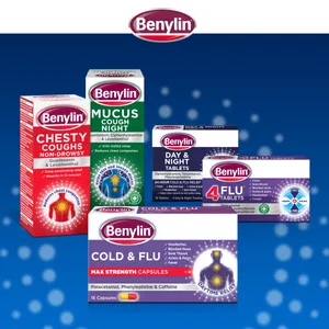 Benylin Cold & Flu Max Strength Capsules Pack of 16