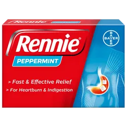 Rennie Peppermint Tablets Pack of 72