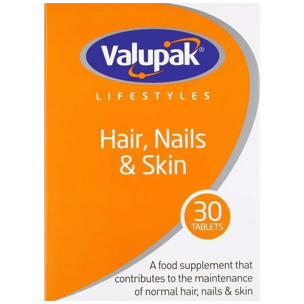 Valupak Hair, Nails & Skin Tablets Pack of 30