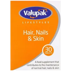 Valupak Hair, Nails & Skin Tablets Pack of 30