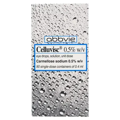 Celluvisc Dry Eye Preparation 0.5% (0.4ml) Pack of 90