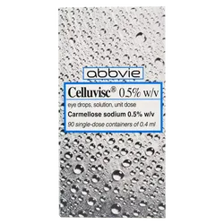 Celluvisc Dry Eye Preparation 0.5% (0.4ml) Pack of 90