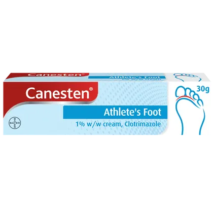 Canesten Athlete’s Foot 1% w/w Cream 30g