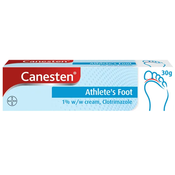 Canesten Dual Action Athletes Foot Cream 30g