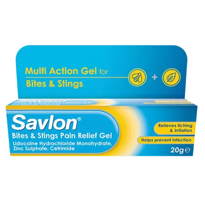 Savlon Bites & Stings Pain Relief Gel 20g