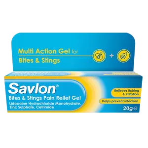 Savlon Bites & Stings Pain Relief Gel 20g