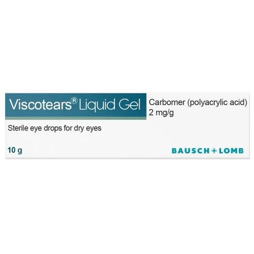 Viscotears Liquid Gel for Dry Eyes 10g Pack of 10