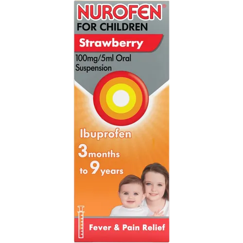 Nurofen For Children 3 Months To 9 Years Strawberry 100ml
