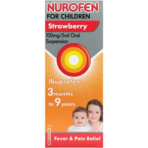 Nurofen For Children 3 Months To 9 Years Strawberry 100ml