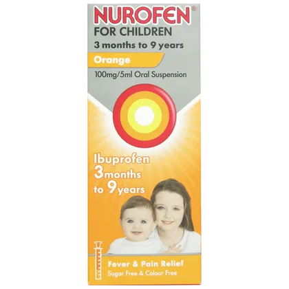 Nurofen For Children 3 Months To 9 Years Orange 100ml