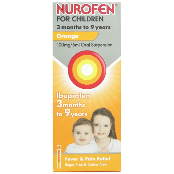 Nurofen For Children 3 Months To 9 Years Orange 100ml