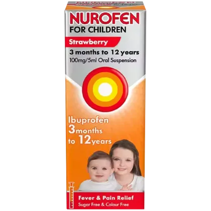 Nurofen For Children Sugar-free Strawberry 200ml