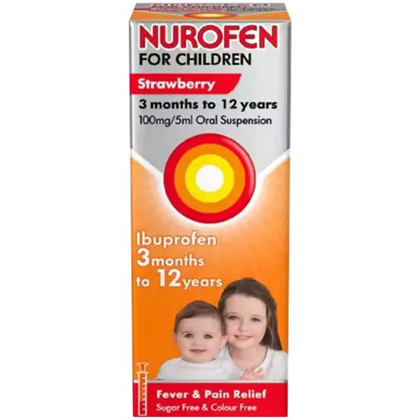 Nurofen For Children Sugar-free Strawberry 200ml