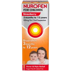 Nurofen For Children Sugar-free Strawberry 200ml