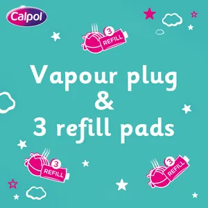Calpol Vapour Plug & Nightlight Lavender & Chamomile 3+ Months
