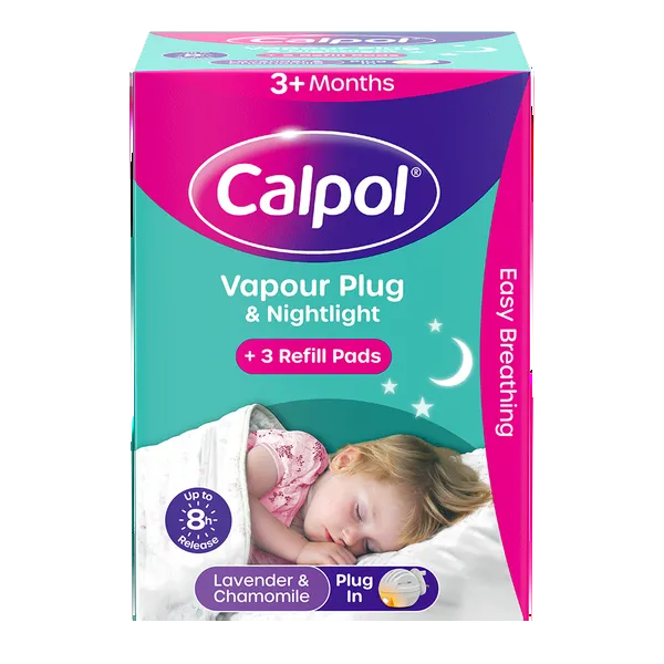 CALPOL® Vapour Plug & Nightlight Lavender & Chamomile 3+ Months
