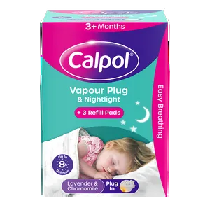 Calpol Vapour Plug & Nightlight Lavender & Chamomile 3+ Months