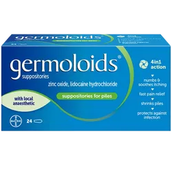 Germoloids Suppositories Pack of 24