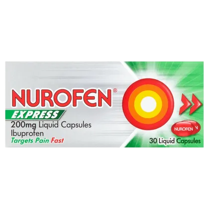 Nurofen Express Liquid Capsules Pack of 30