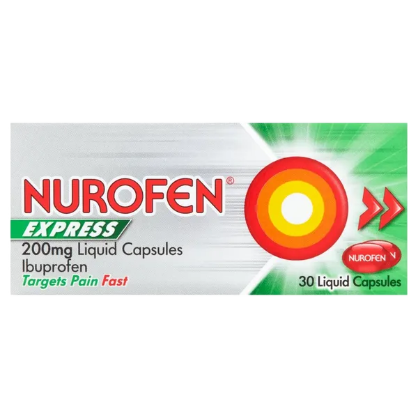 Nurofen Express Liquid Capsules Pack of 30