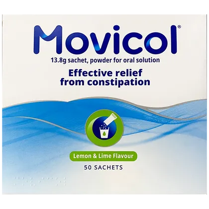 Movicol Lemon & Lime Powder Sachets Pack of 50