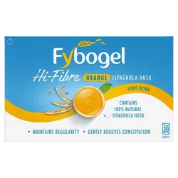 Fybogel Hi-Fibre Orange Flavoured Laxative Sachets Pack of 30