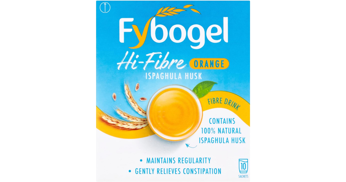 Fybogel Hi-Fibre Orange Flavoured Laxative Sachets Pack of 10