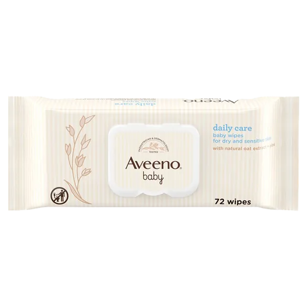 Aveeno Baby Daily Care Wipes Pack of 72