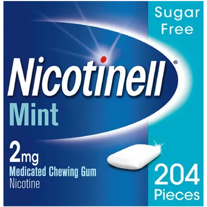 Nicotinell 2mg Chewing Gum Mint Pack of 204