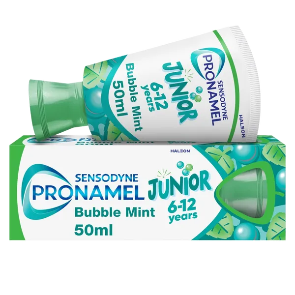 50ml tube of Sensodyne Junior Toothpaste front view