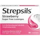Strepsils Lozenges Strawberry Sugar Free Pack of 36
