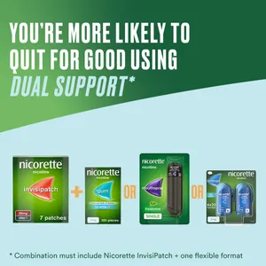 Nicorette® Step 1 InvisiPatch 25mg, 7 Nicotine Patches (Stop Smoking Aid)
