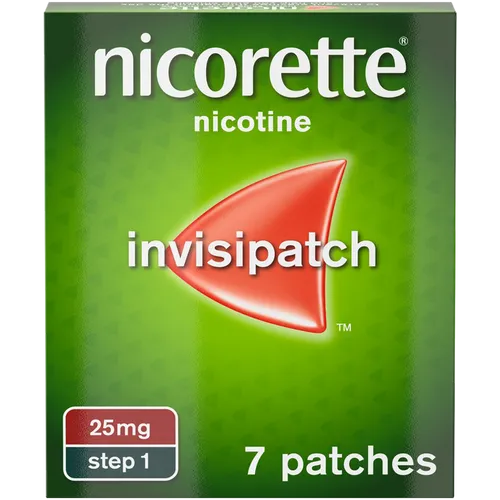 Nicorette® Step 1 InvisiPatch 25mg, 7 Nicotine Patches (Stop Smoking Aid)