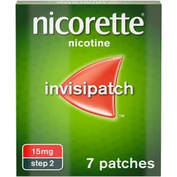 Nicorette® Step 2 InvisiPatch 15mg, 7 Nicotine Patches (Stop Smoking Aid)