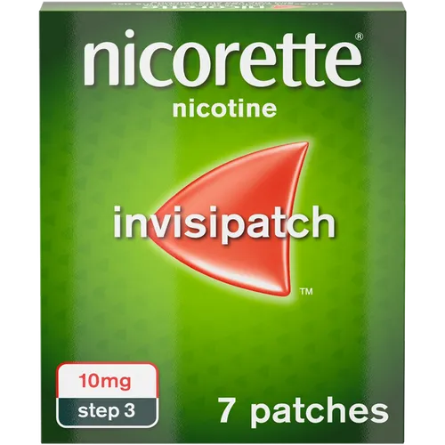 Nicorette® Step 3 InvisiPatch 10mg, 7 Nicotine Patches (Stop Smoking Aid)