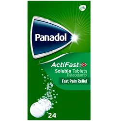 Panadol Actifast Soluble Tablets Pack of 24