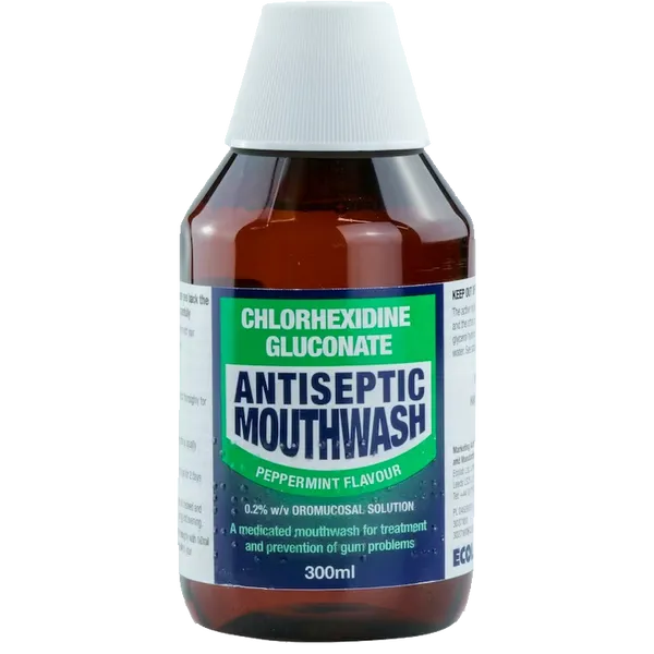 Chlorhexidine Gluconate Mouthwash Peppermint 300ml