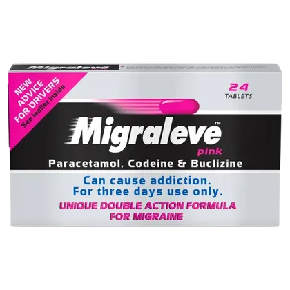Migraleve Pink Tablets Pack of 24