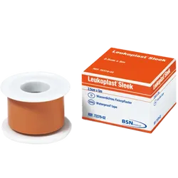 Leucopenia PLAST Cerotto In Rotolo – 2,5 Cm X 5 M, Color Pelle, Impermeabile, Traspirante, Adesivo Forte, Per Pelli Sensibili