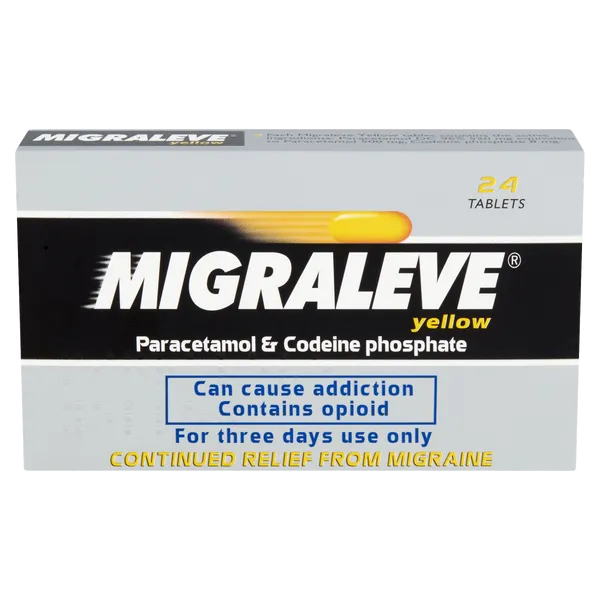 Migraleve Tablets Yellow Pack Pack of 24