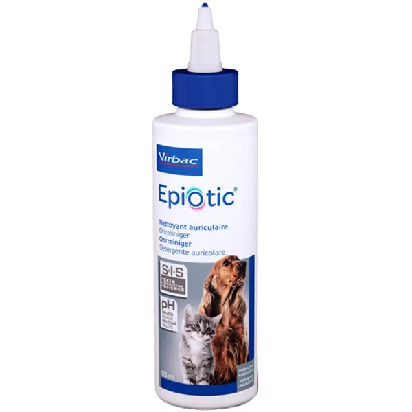 Virbac EpiOtic Ear Cleaner For Cats And Dogs 125ml