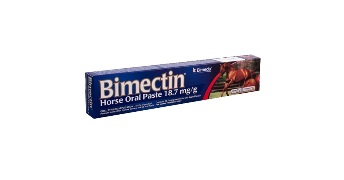 Bimectin Horse Wormer Apple syringe