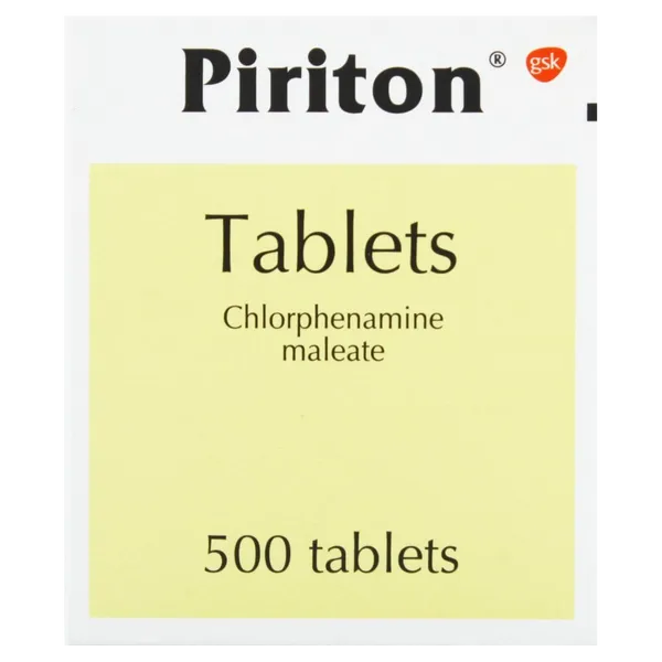 Piriton Tablets (500 Pack) Weldricks Pharmacy