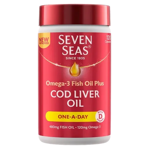 Seven Seas Omega 3 & Multivitamins Man 50+ Pack of 30 Duo