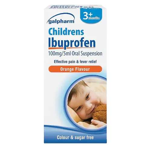 Ibuprofen 200mg/5ml Sugar Free Oral Suspension 100ml