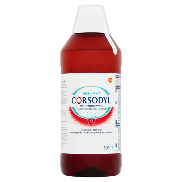 Corsodyl Mouthwash Mint 600ml