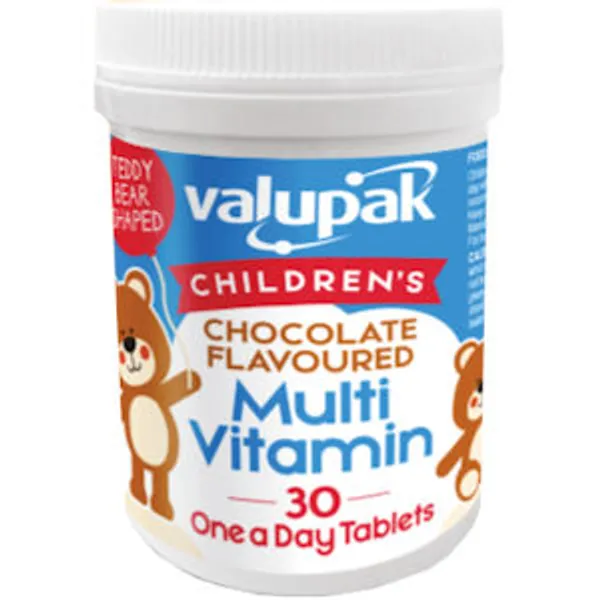 Valupak Children's Chocolate Flavoured Multi Vitamins Pack of 30